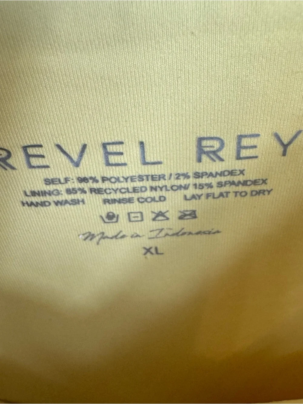 Revel Rey soft yellow